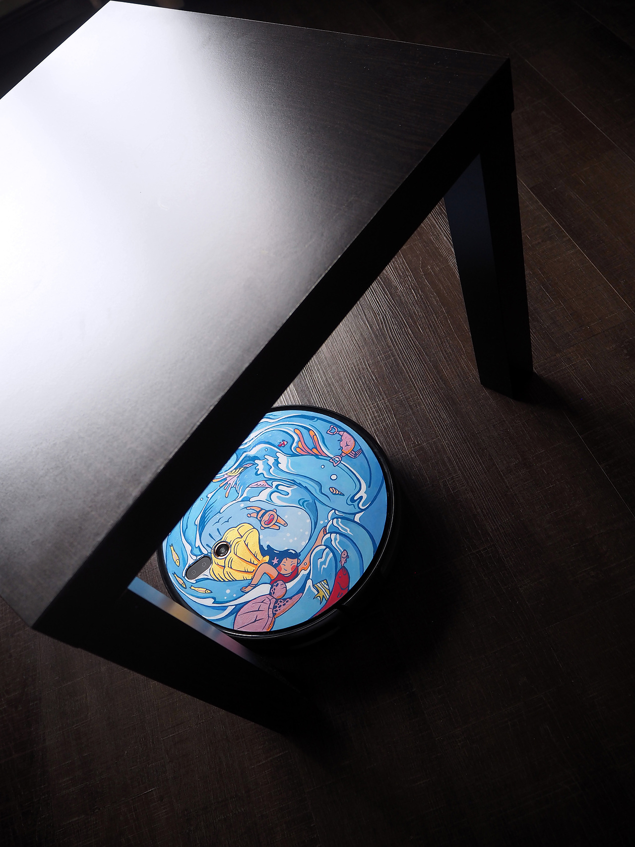 京东 x 小米扫地机插画案例（图ZMjc1MzA0MDc2） - 商业插画 - 站酷设计师大小王哈哈原创素材 - 站酷ZCOOL