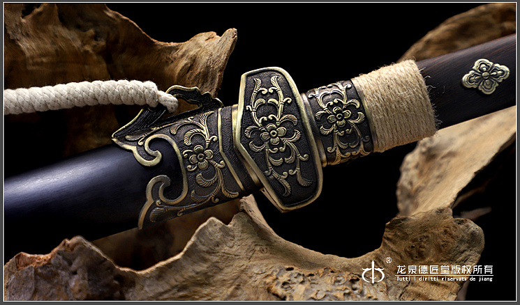 龙泉刀剑-青霜双手剑|经典版(dj-2719)