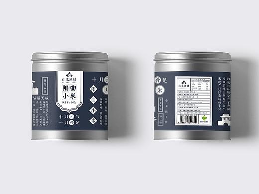 山禾渔耕小米包装设计