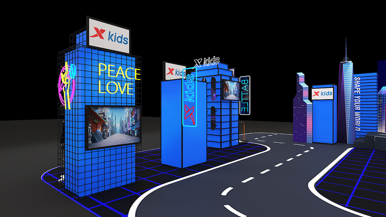 商场小活动赛博朋克风