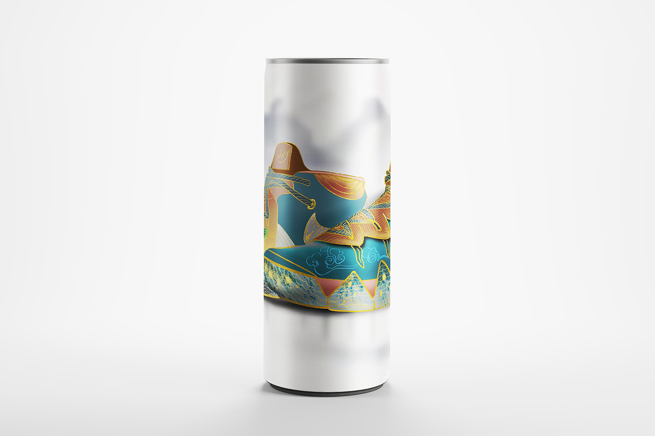 中国风欧文鞋子