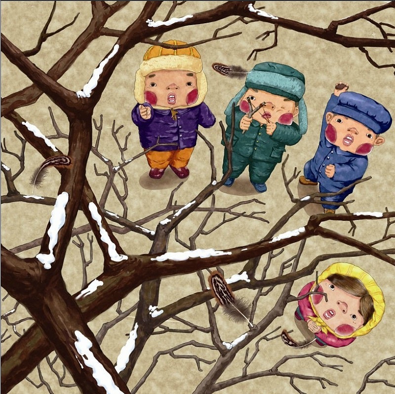 《对方》（图ZMTAyNjU4NDQ=） - 儿童插画 - 站酷设计师花椿原创素材 - 站酷ZCOOL