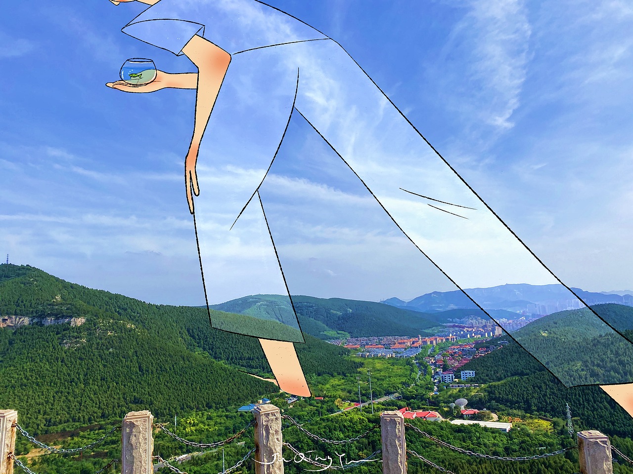 云是天空的告白（图ZMjEyMDkwNzgw） - 新锐潮流插画 - 站酷设计师橘青鱼原创素材 - 站酷ZCOOL