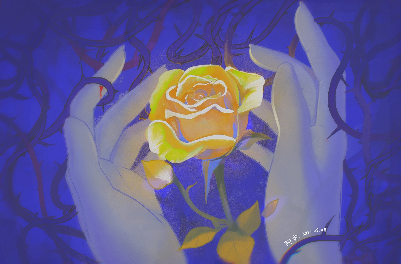 繁花之上 梦境之中（二）（图ZMjcxOTk1Njky） - 艺术插画 - 站酷设计师醒醒_阿雪原创素材 - 站酷ZCOOL