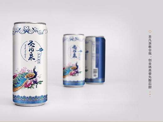 饮料包装设计-圣凡泉