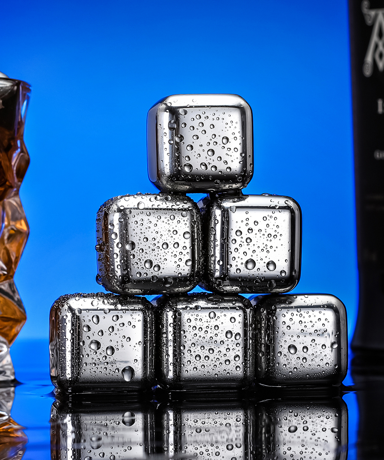 不锈钢冰桶+冰粒（图ZMjA5Njg2NzYw） - 产品摄影 - 站酷设计师锋影视觉工作室原创素材 - 站酷ZCOOL