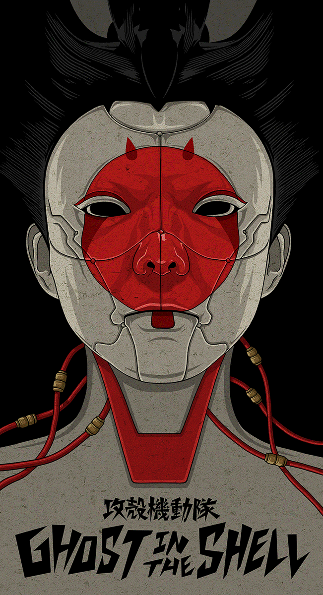 《攻壳机动队》概念海报（图ZNzQwNzM0NjA=） - 商业插画 - 站酷设计师ACEWORKS原创素材 - 站酷ZCOOL