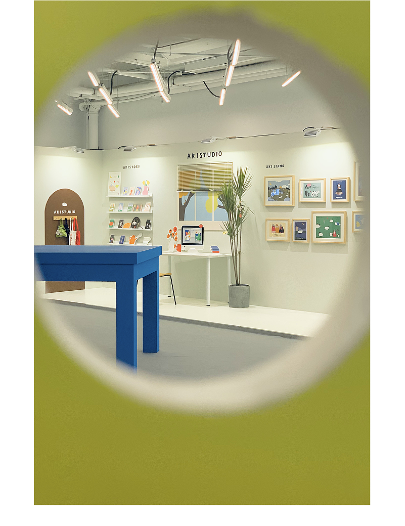 插画展览「游离」（图ZMjY5MzUwMjM2） - 其他空间 - 站酷设计师阿P阿P原创素材 - 站酷ZCOOL