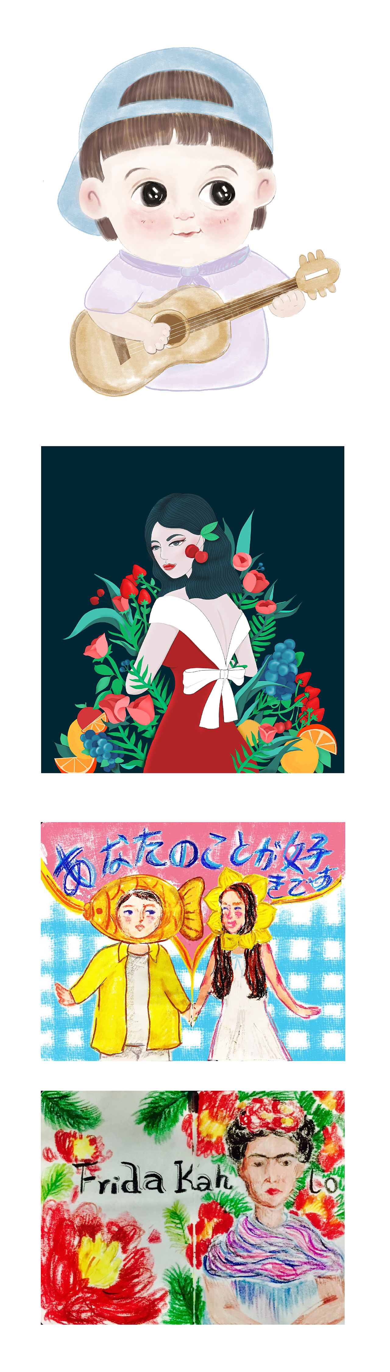 乱七八糟的插画合集（不定时更新）（图ZMTY3NTM1NDI0） - 创作习作 - 站酷设计师小野茹子原创素材 - 站酷ZCOOL