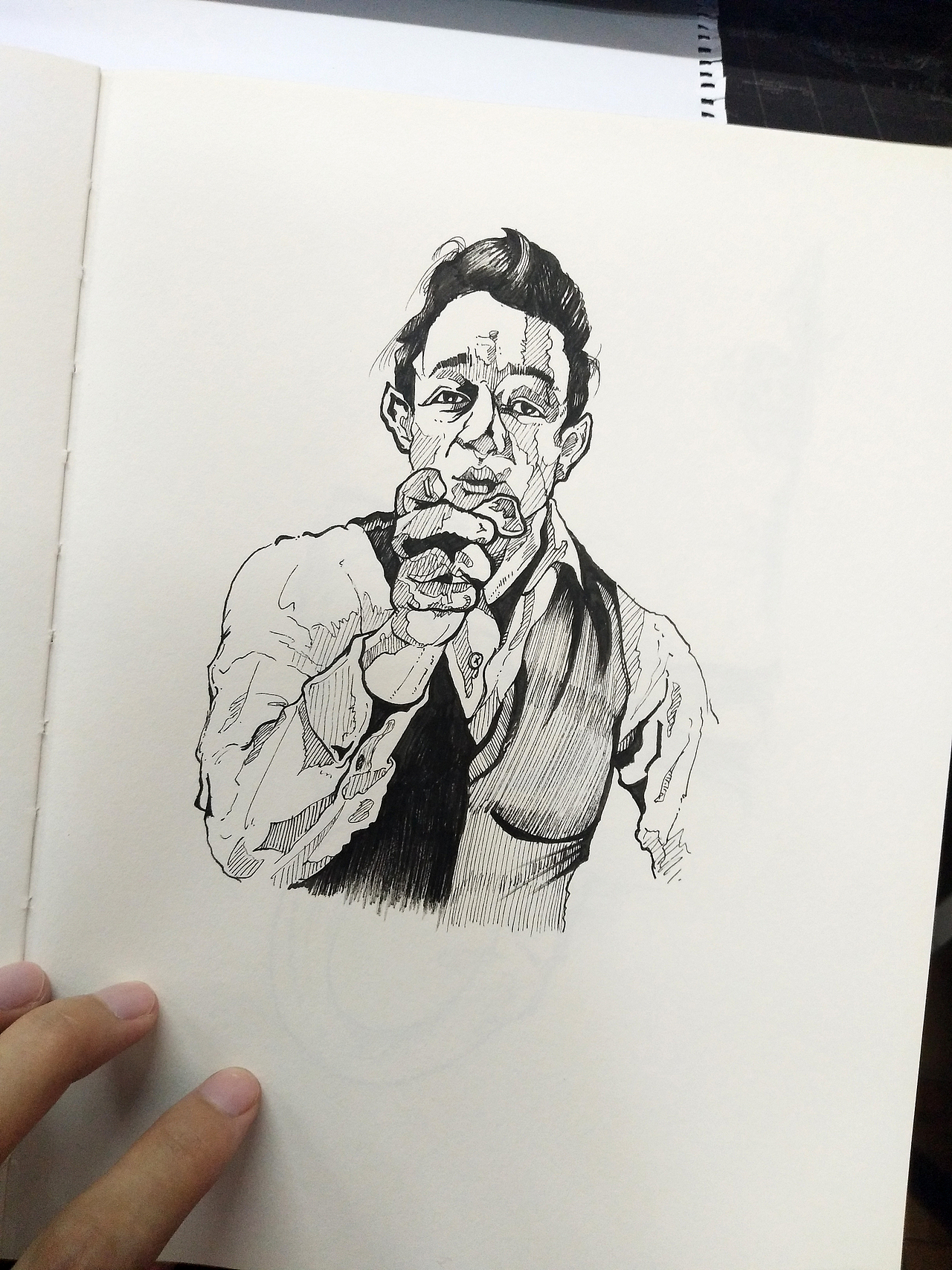 针管笔作品（图ZODg3ODg4MDg=） - 创作习作 - 站酷设计师不上油的机甲原创素材 - 站酷ZCOOL