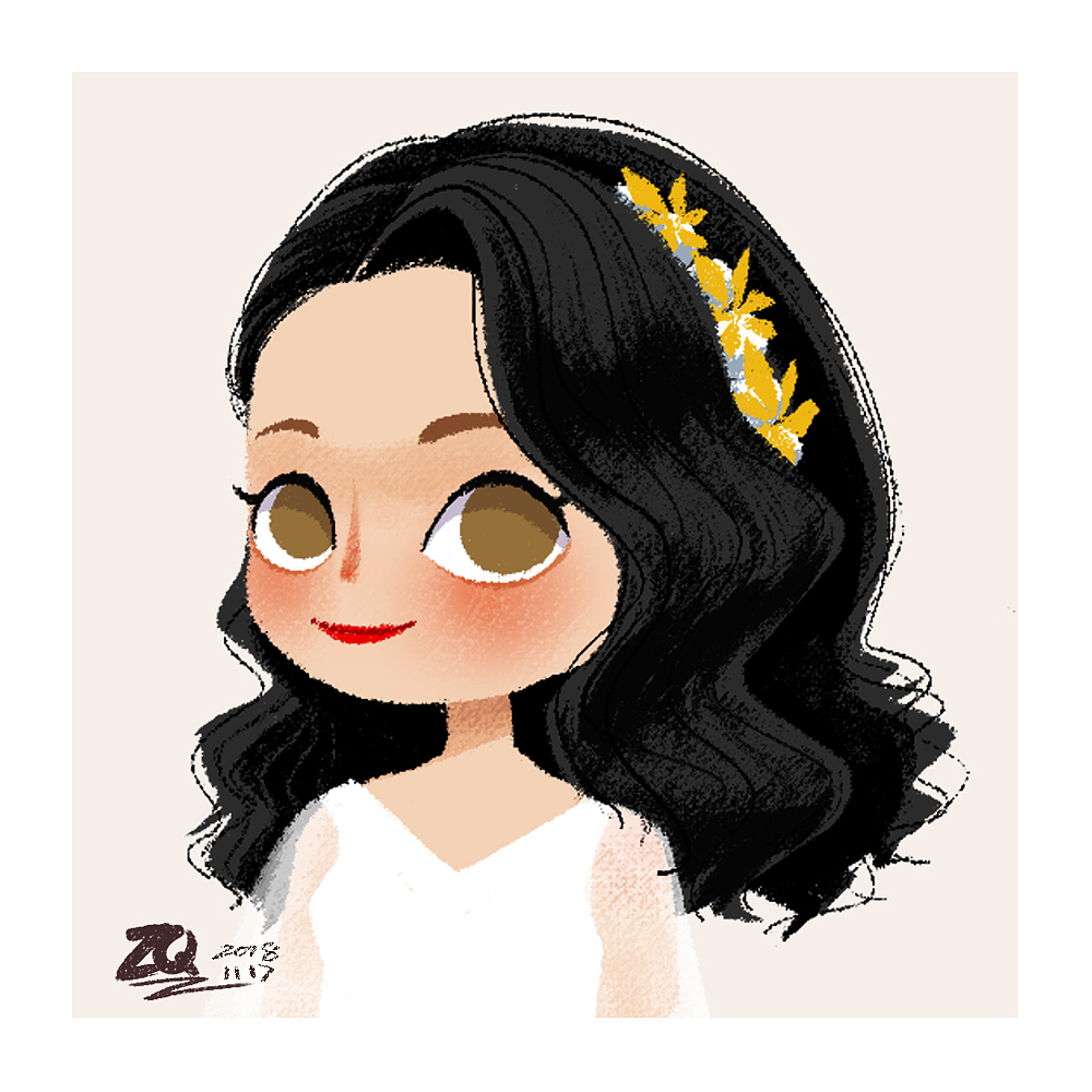 婚纱头像（图ZMTM1NTUxMzM2） - 艺术插画 - 站酷设计师小恰子原创素材 - 站酷ZCOOL