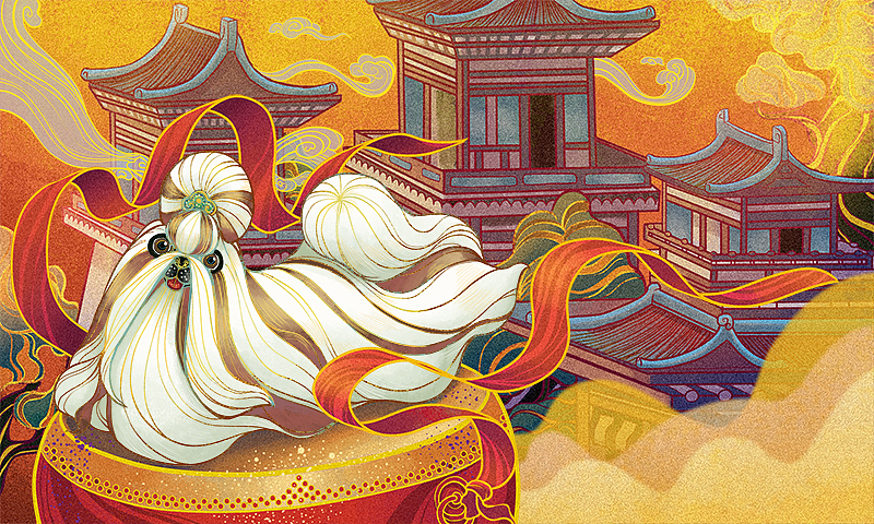 For必胜客新年卡（图ZMTMyNDM2MTI0） - 商业插画 - 站酷设计师JazzyYuan原创素材 - 站酷ZCOOL