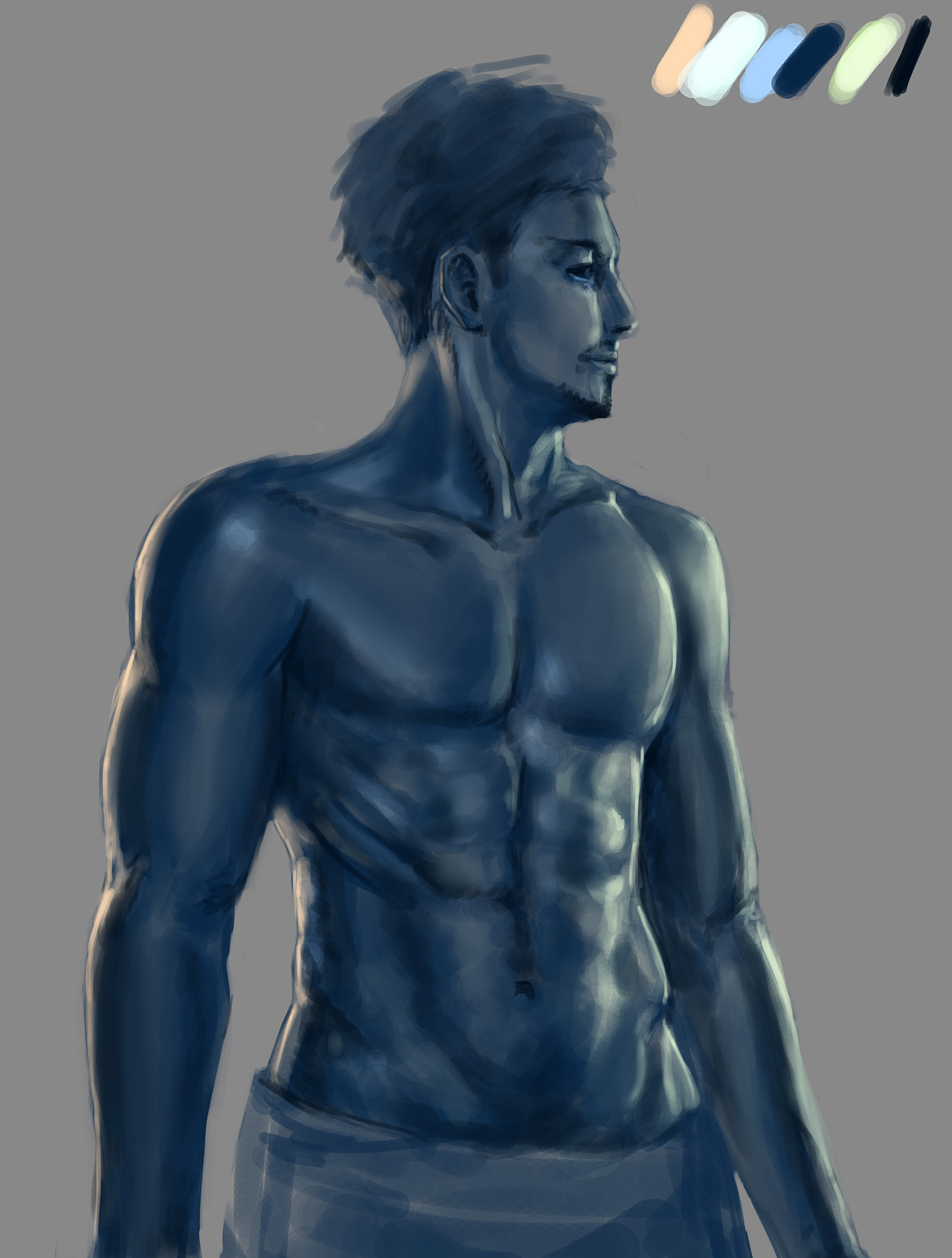 黑白灰原画练习稿