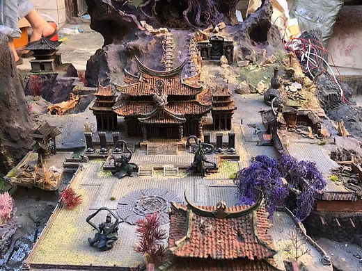 《倩女幽魂》手游之兰若寺地图缩微模型制作