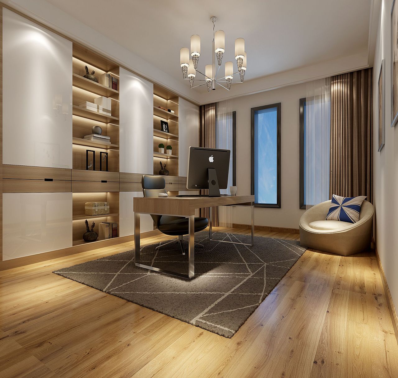 室内设计效果图-海伦春天