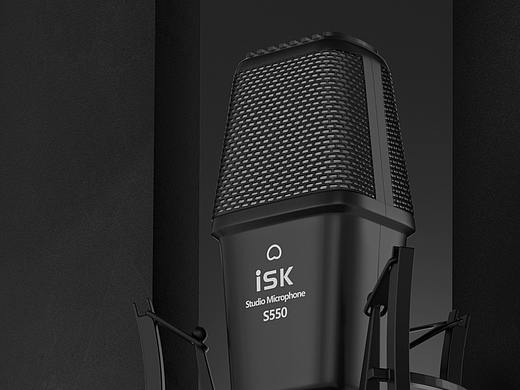 【iSK】麦克风产品渲染-S550