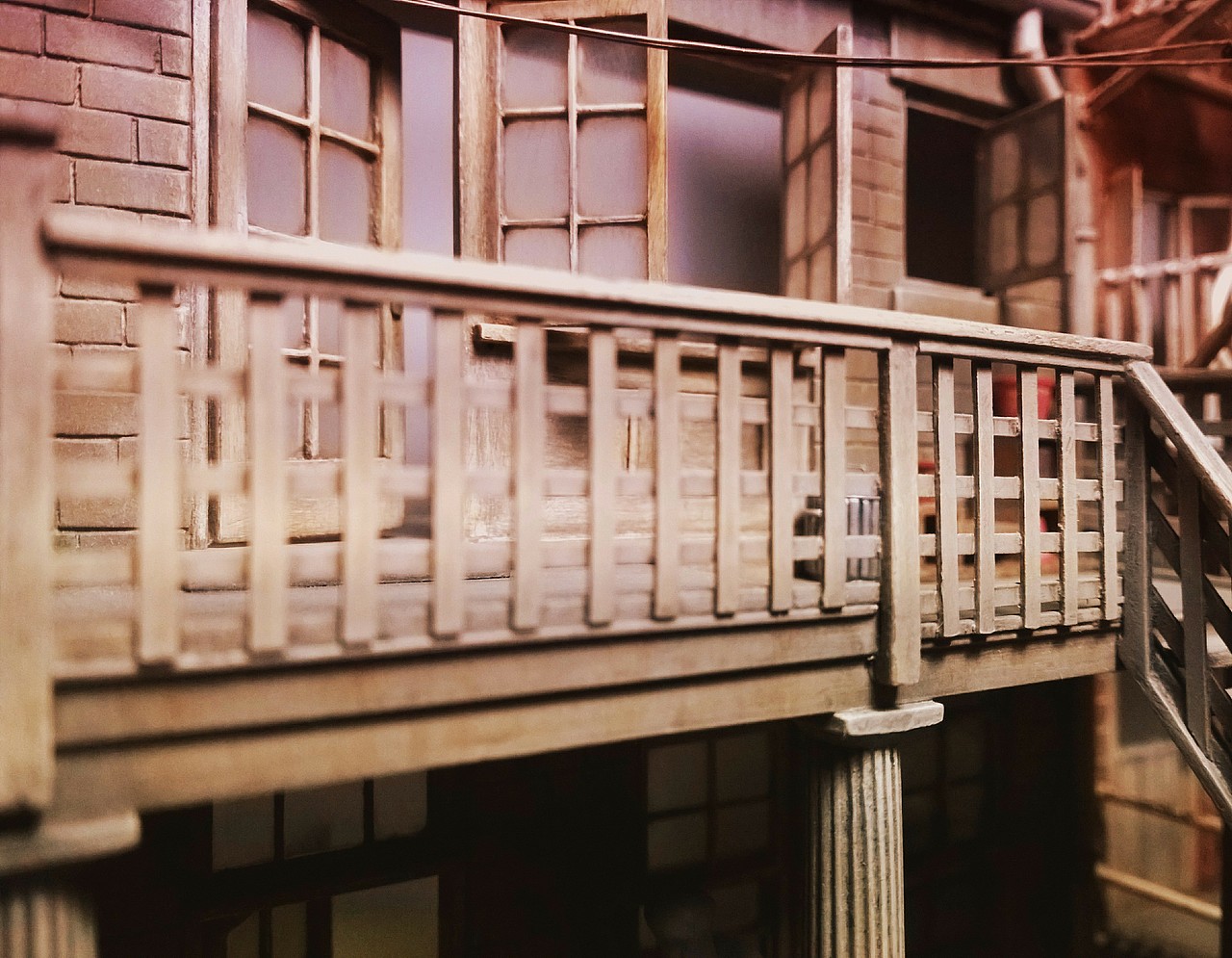 微缩模型——Rear Window by Hitchcock（图ZMTAxMTI0MjY0） - 手办/模玩 - 站酷设计师die_Luft原创素材 - 站酷ZCOOL