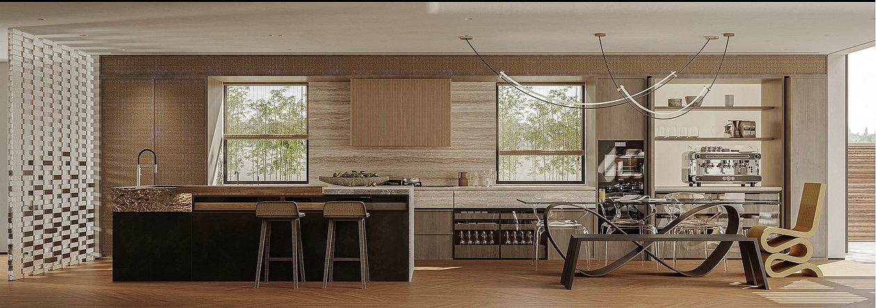 原木+白色 塑造简约空间立体感