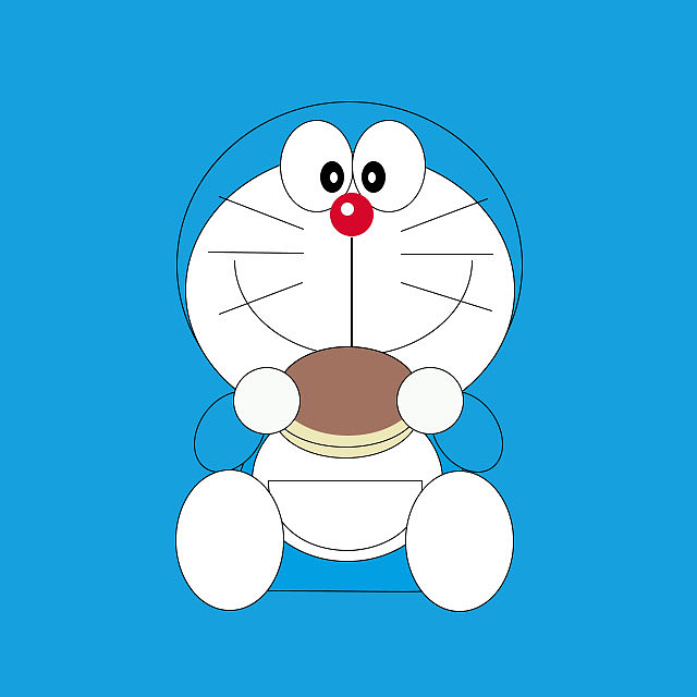 哆啦A梦（图ZODgzODg2MzY=） - 艺术插画 - 站酷设计师冬寂雪儿原创素材 - 站酷ZCOOL