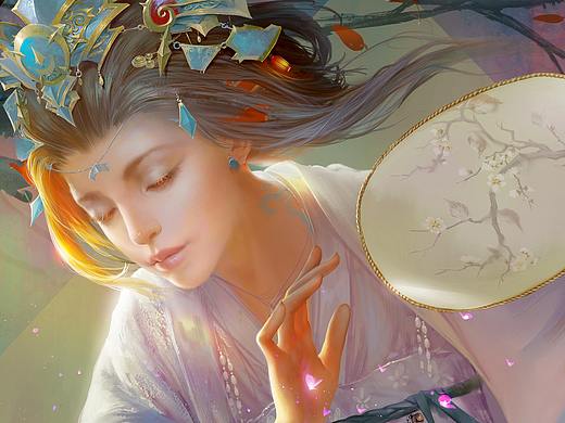 扇子--绘画软件cc2018 带绘画视频