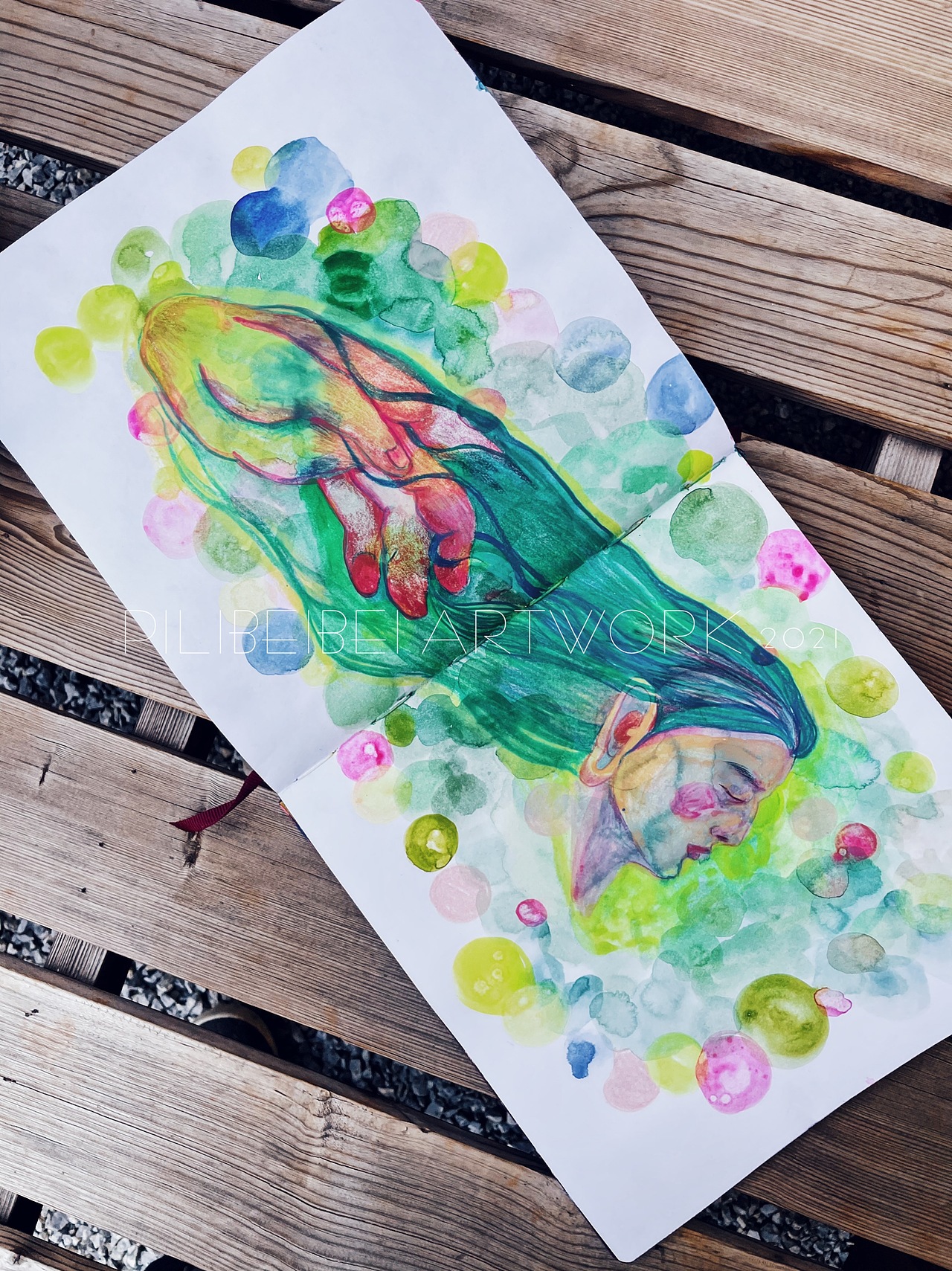 【插画】又，画完一本sketchbook