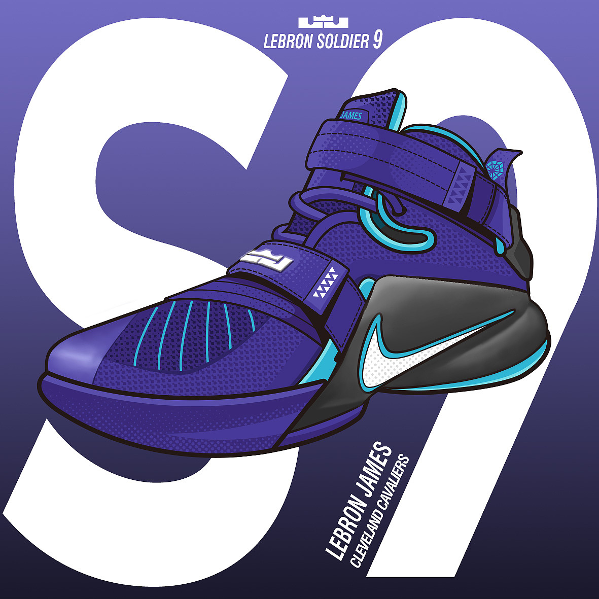 穿过的老詹系列— LEBRON SOLDIER 9（图ZMjM2MzgyMTMy） - 创作习作 - 站酷设计师Dr_J原创素材 - 站酷ZCOOL