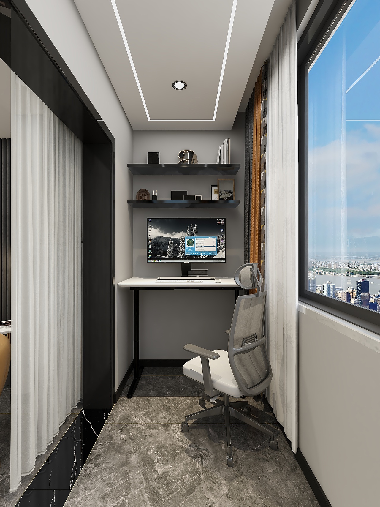 田园世界(92平方轻奢风三居室)