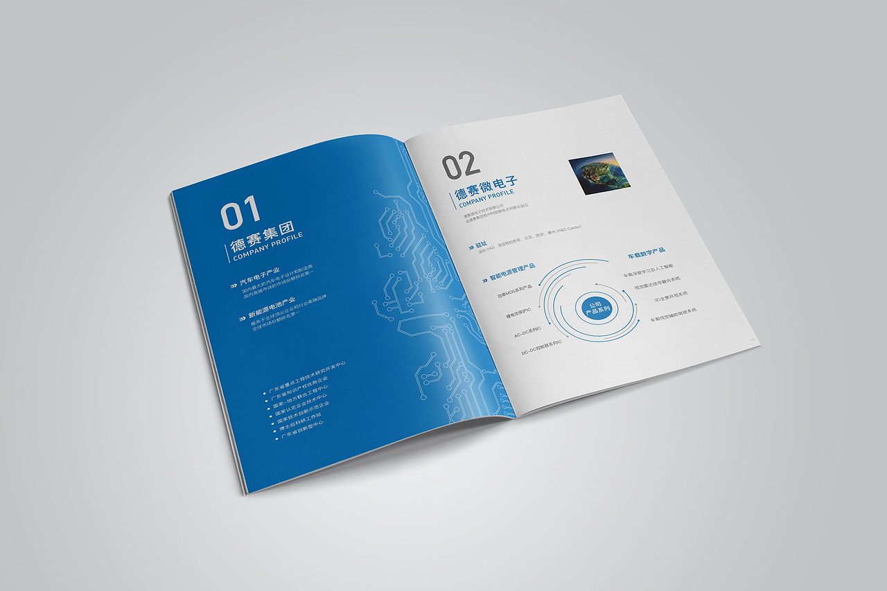 汽车电子行业画册设计