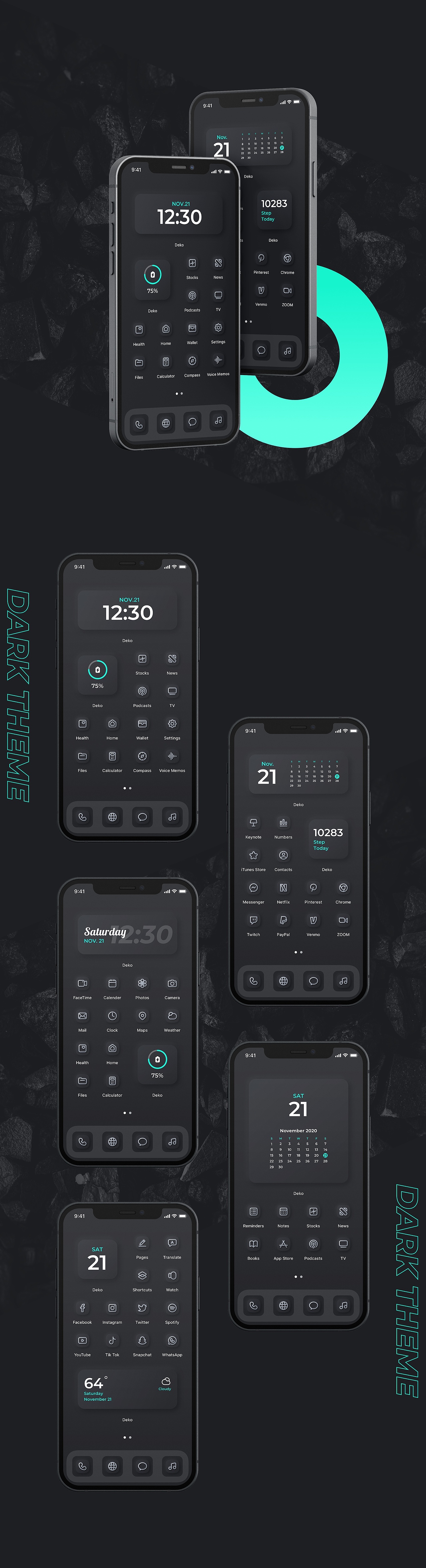 iOS主题设计（图ZMjQzMDc3MzI4） - 图标 - 站酷设计师蓝卡_原创素材 - 站酷ZCOOL