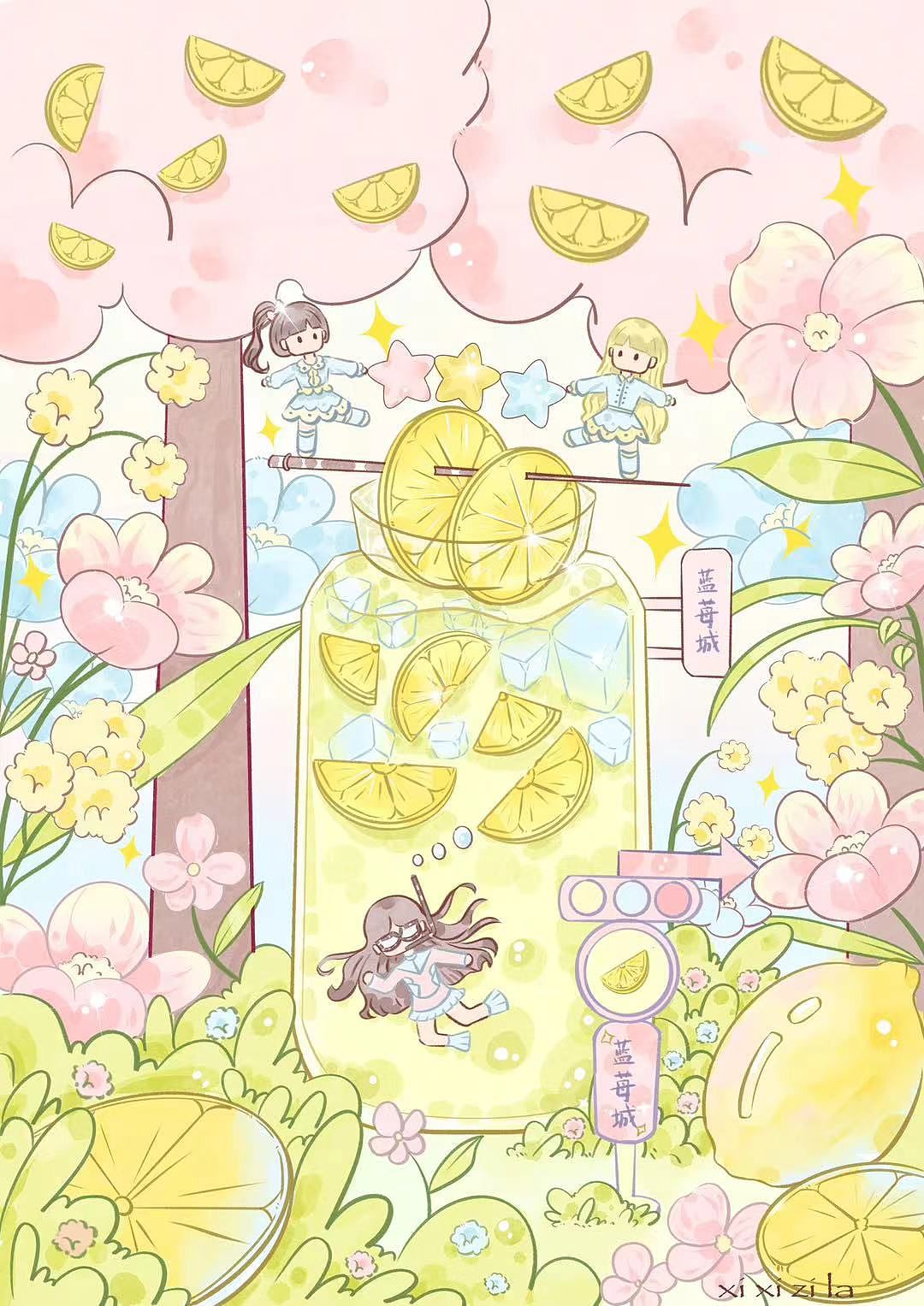 治愈系插画/超治愈的画画系列