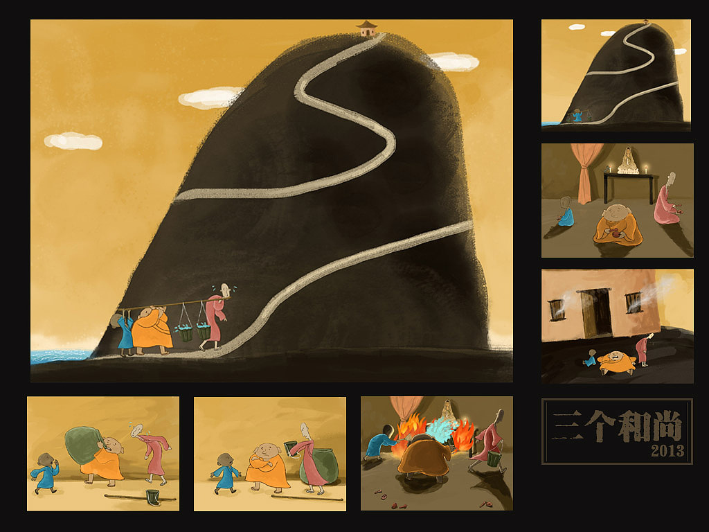 工作一年的儿童插画作品