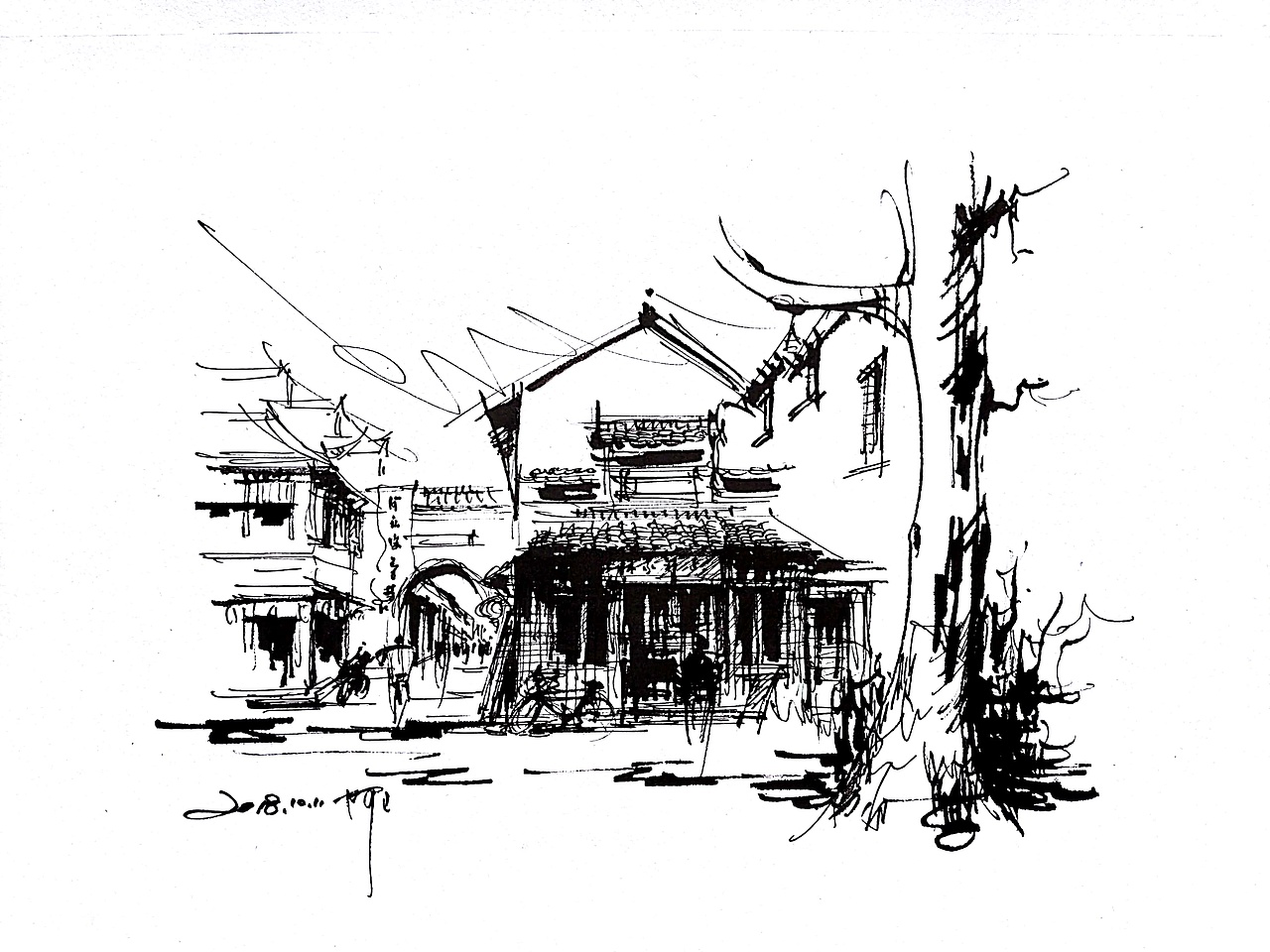 阿王速写（图ZMTMxMjM4MTM2） - 绘画 - 站酷设计师阿王手绘原创素材 - 站酷ZCOOL