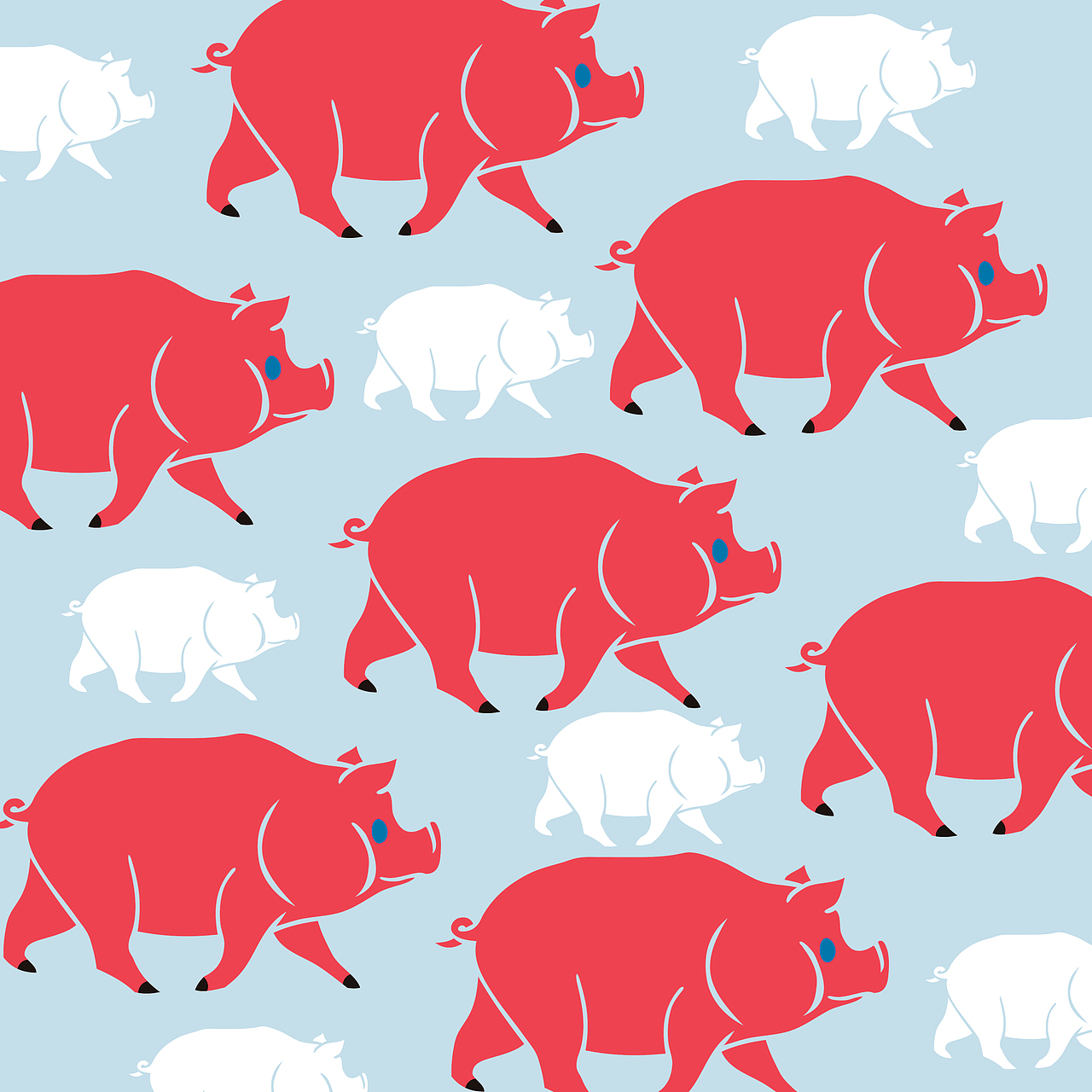 猪年快到了（图ZMTI3ODA1MTIw） - 艺术插画 - 站酷设计师杜小米原创素材 - 站酷ZCOOL