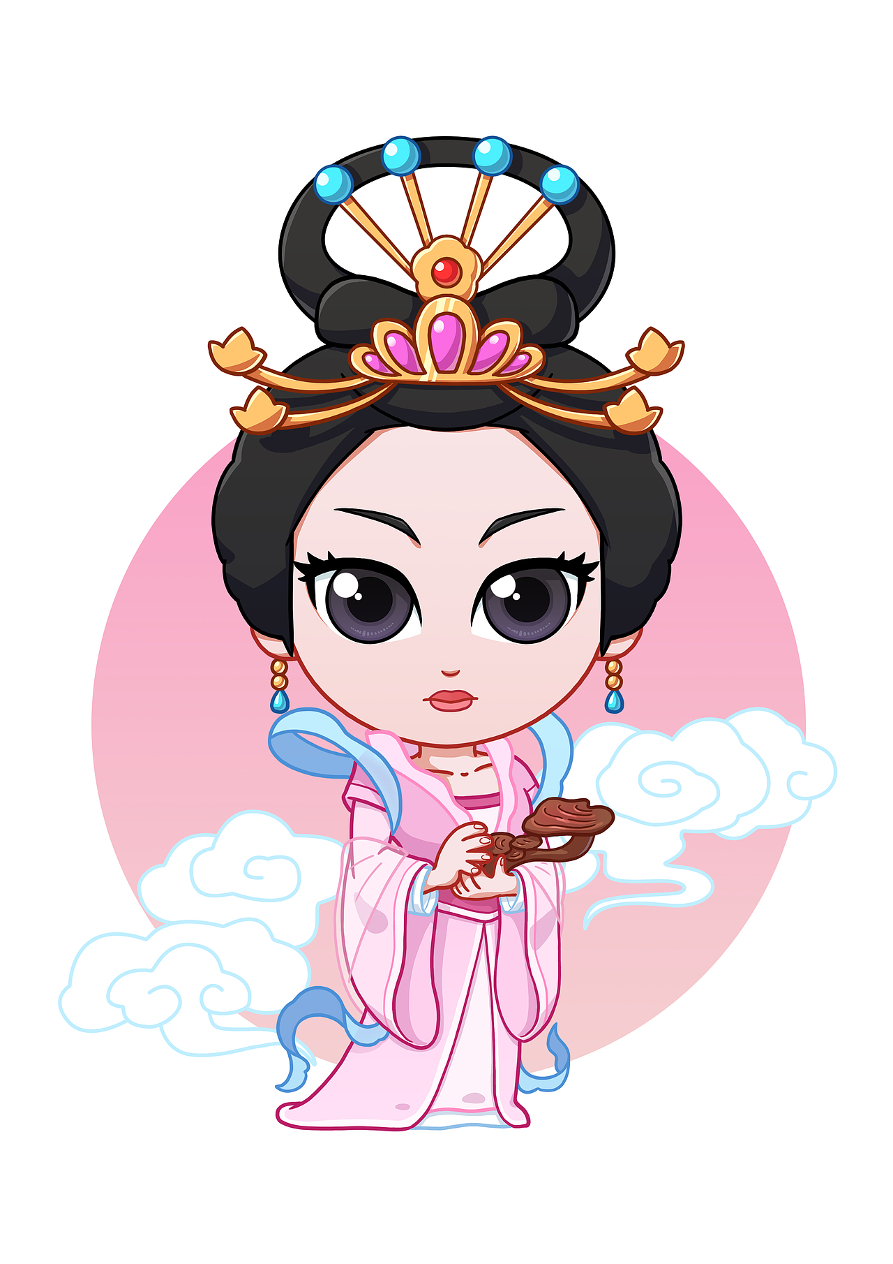 云华仙子（图ZMjU0OTE0NDI0） - IP形象 - 站酷设计师悠悠漫心原创素材 - 站酷ZCOOL