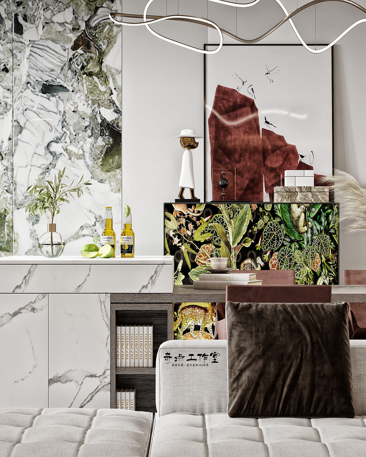 一套现代（图ZMjYzMjE4OTA0） - 家装设计 - 站酷设计师曹伉画图仔原创素材 - 站酷ZCOOL