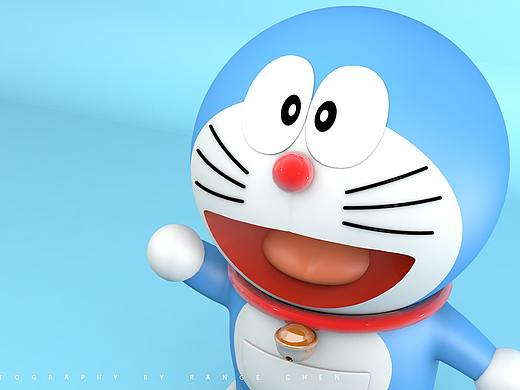 C4D练习作品1——蓝胖子哆啦A梦（个人主页-ZNDM1MzQ0NTI=） - 动画/影视 - 站酷设计师RangeChen原创素材 - 站酷ZCOOL