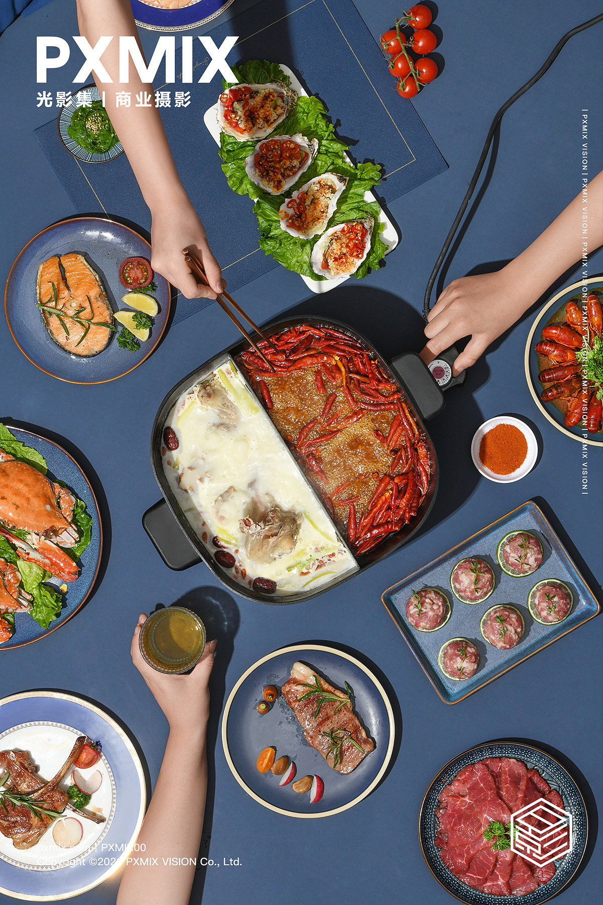 小家电摄影丨鸳鸯火锅 x 光影集 PXMIX