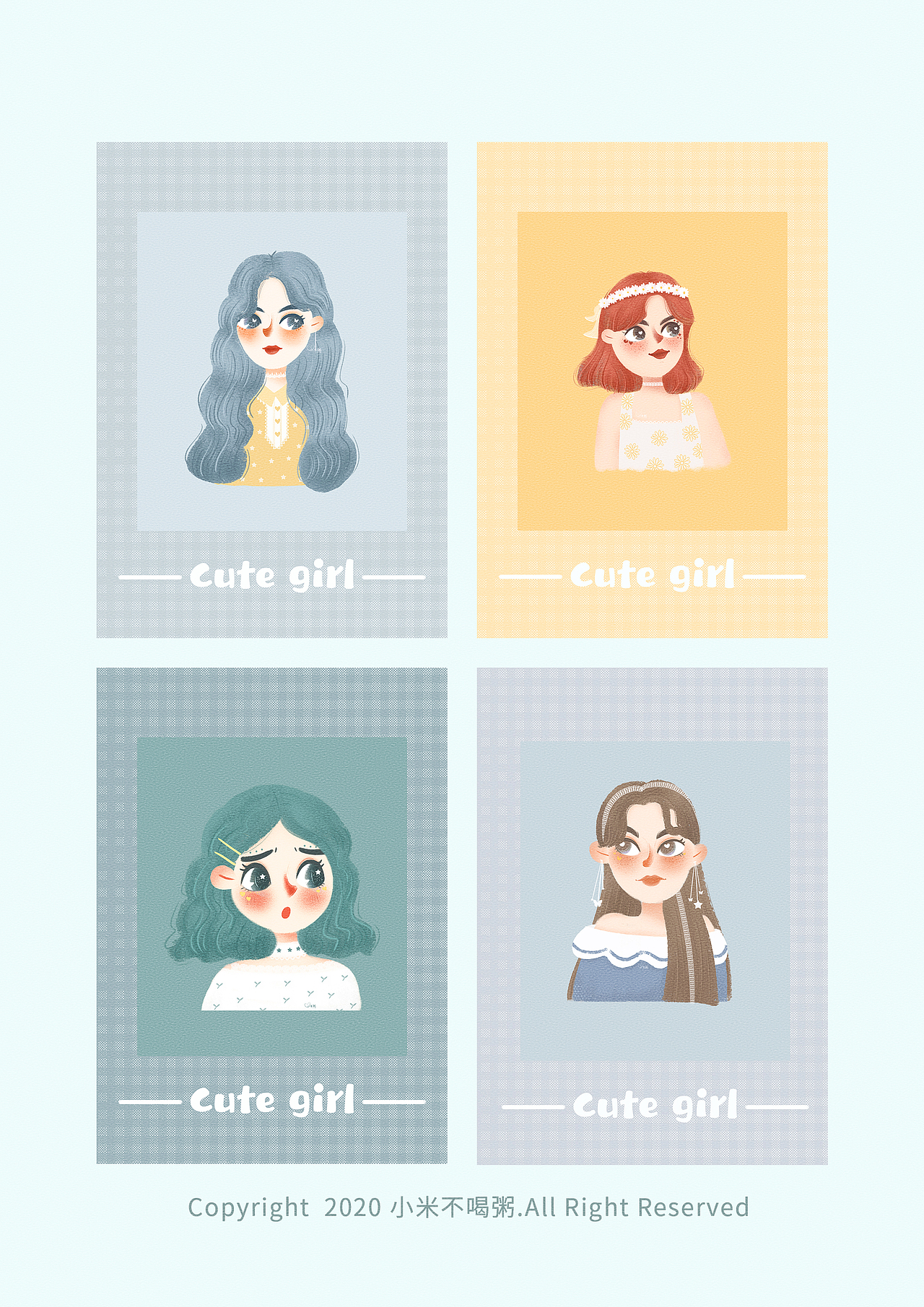 小仙女头像（图ZMjE4ODcxMTQ4） - 创作习作 - 站酷设计师小米不喝粥原创素材 - 站酷ZCOOL