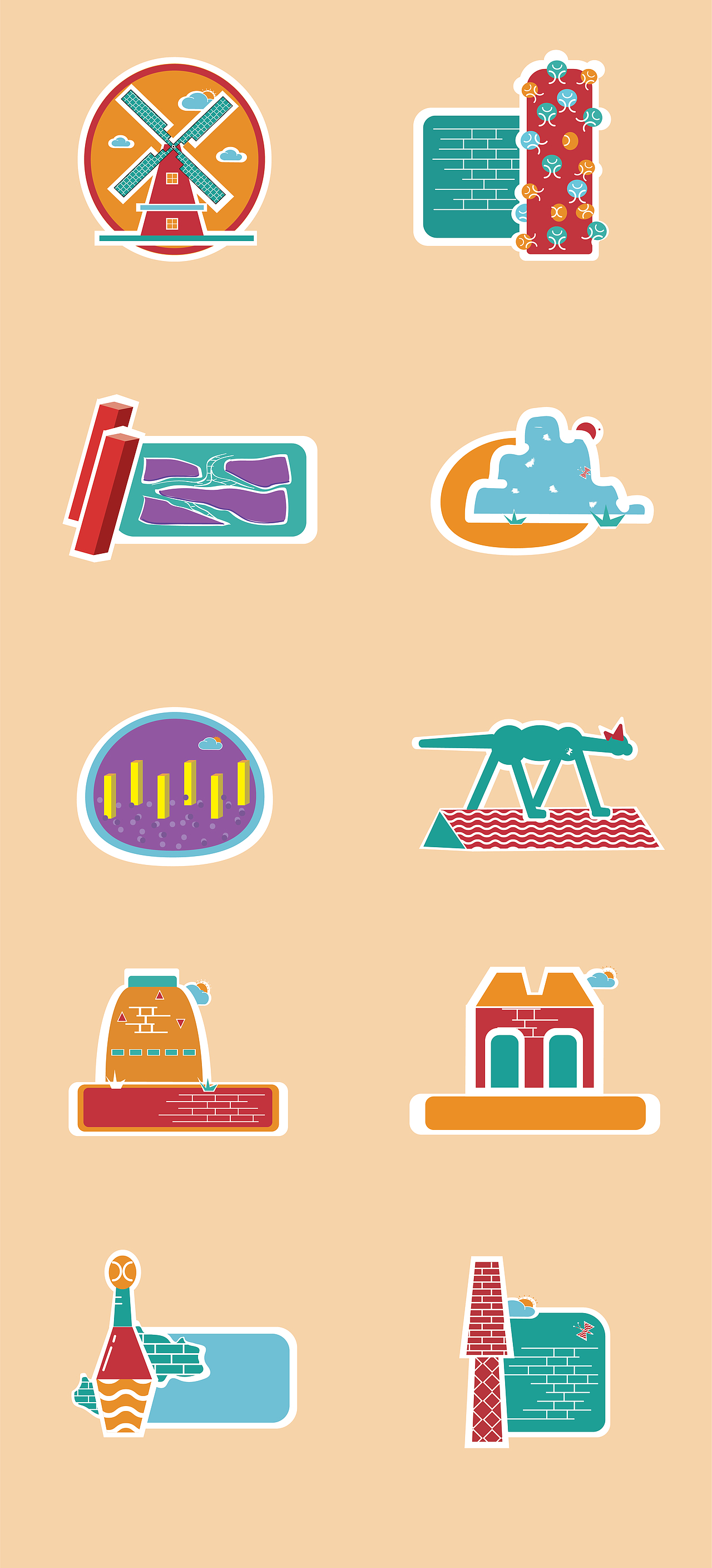 东风韵标志性建筑信息图形（图ZMjM5OTE0MDQ0） - 其他平面 - 站酷设计师只是小孩子a原创素材 - 站酷ZCOOL