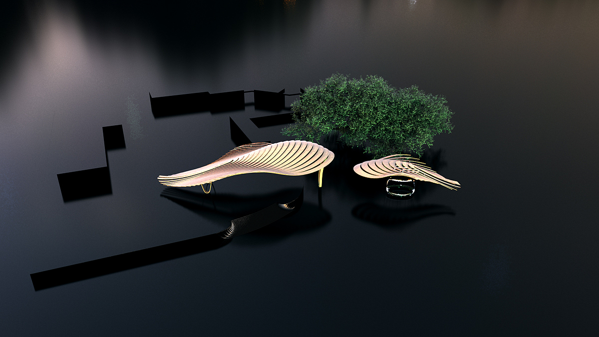 某入口广场顶棚动画演示（图ZMjIzMjUxNjA4） - 建筑设计 - 站酷设计师wwh622原创素材 - 站酷ZCOOL