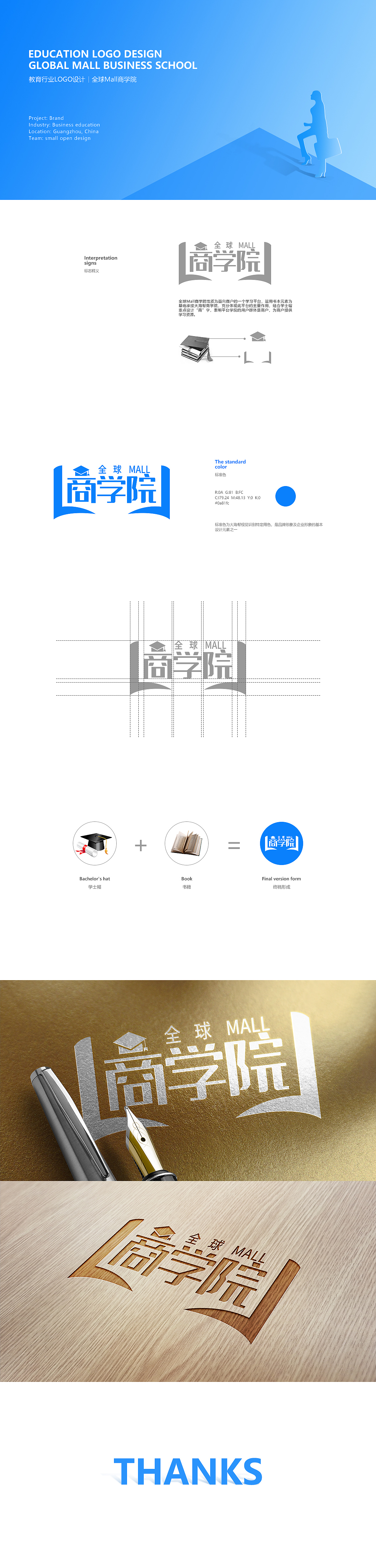 全球MALL商学院 logo 设计（图ZMjY0NzM5NTQ4） - Logo - 站酷设计师xin开怒放原创素材 - 站酷ZCOOL