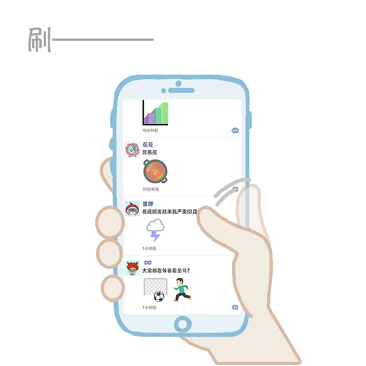 条漫《关于朋友圈这件事（二）》（图ZODMyNTMzNjQ=） - 短篇/格漫 - 站酷设计师酒仙ouo原创素材 - 站酷ZCOOL