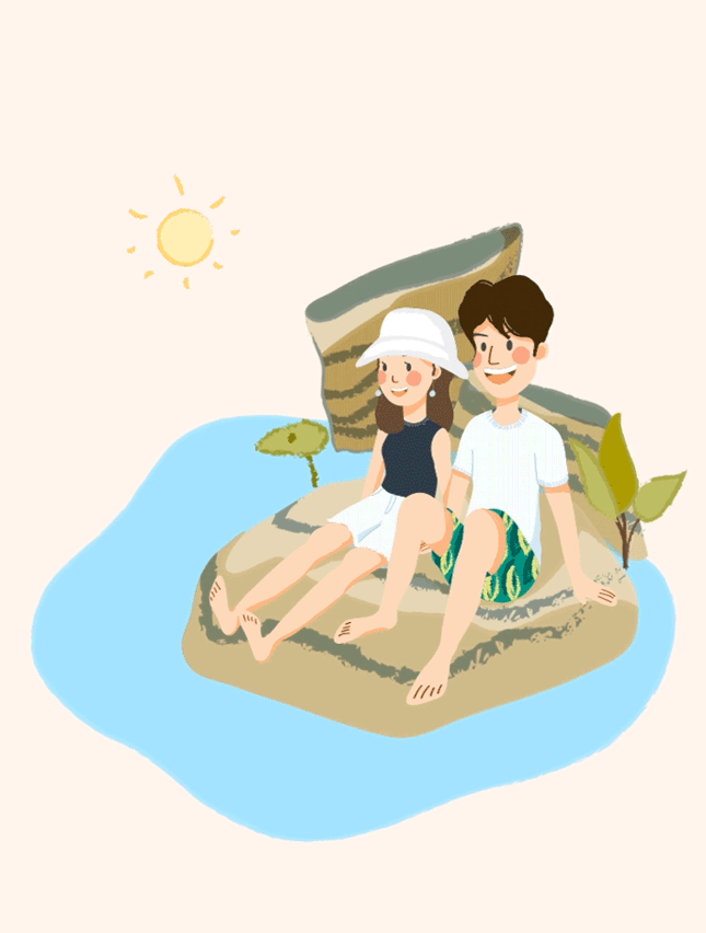 两个人(动态插画练习)_哇哩咔咔咔-站酷zcool