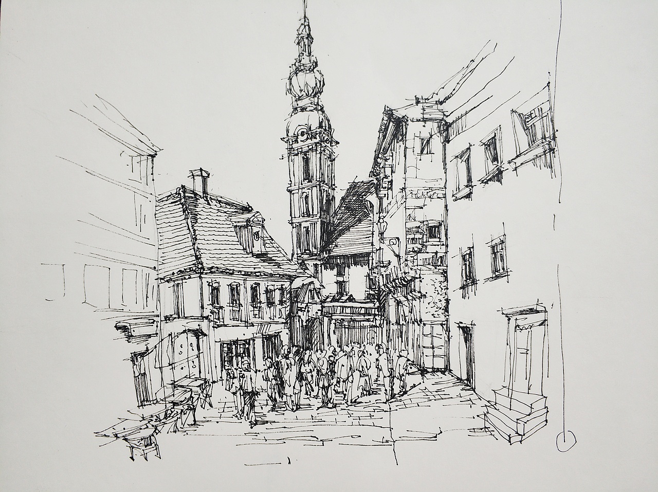 建筑速写（图ZMjAyNDY2MTAw） - 创作习作 - 站酷设计师徐龙光原创素材 - 站酷ZCOOL