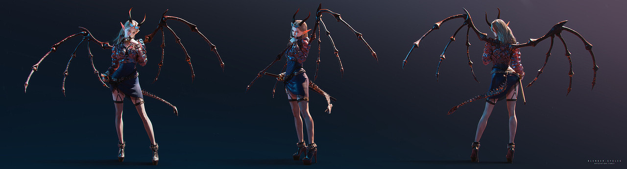 2021角色海报插图练习合集