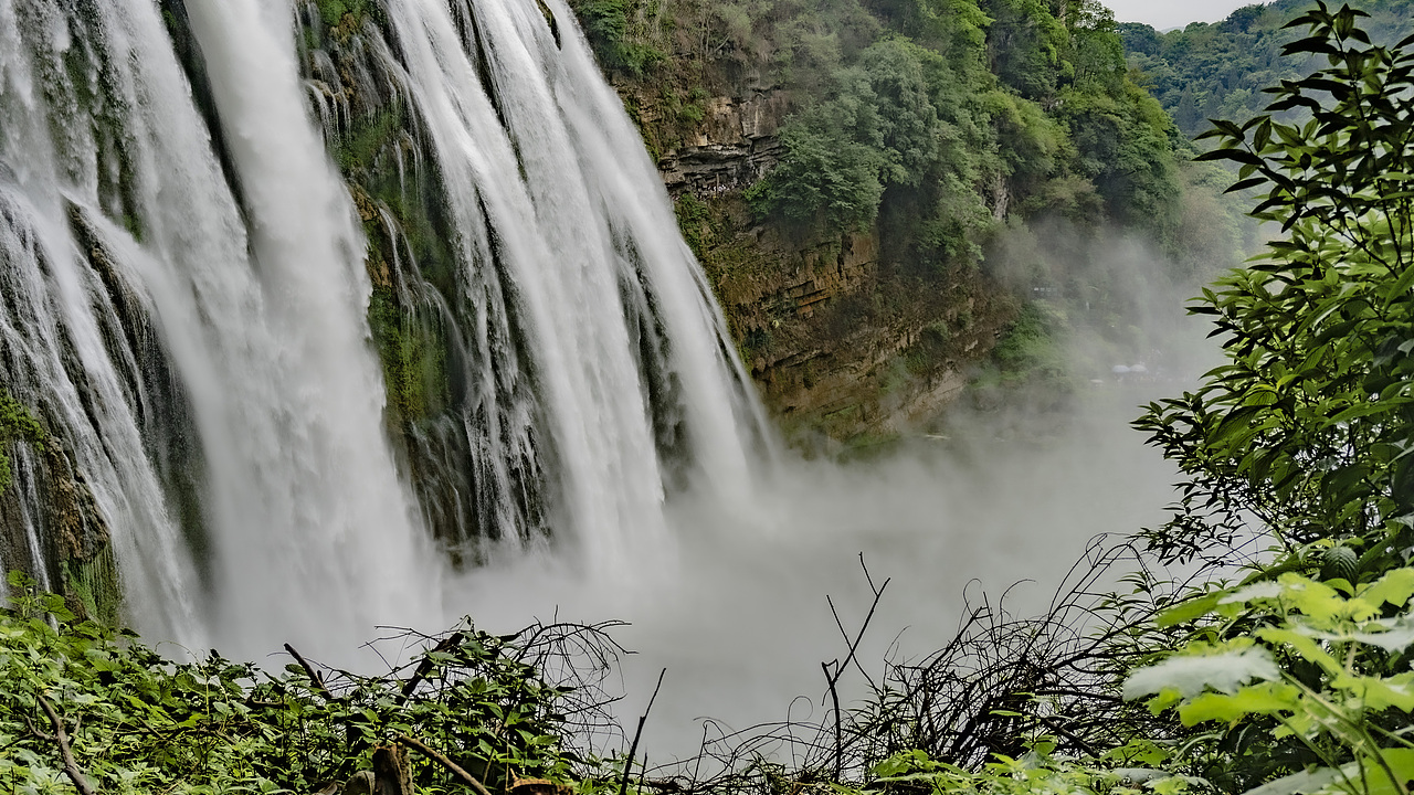 贵州黔东南 | 黄果树大瀑布（图ZMjU0ODAyNjk2） - 风光摄影 - 站酷设计师榫陋原创素材 - 站酷ZCOOL