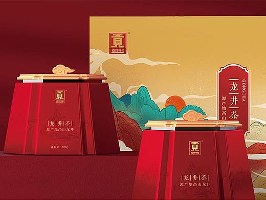 石特设计 - 铁罐装茶叶礼盒包装设计