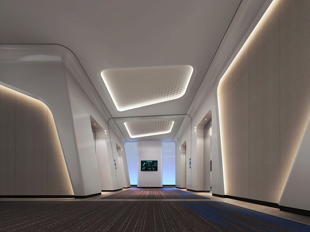 太空式酒店灯光设计——阿里未来酒店