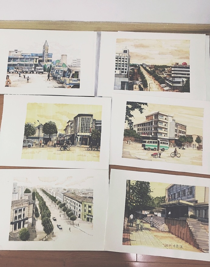 插画 老池州系列