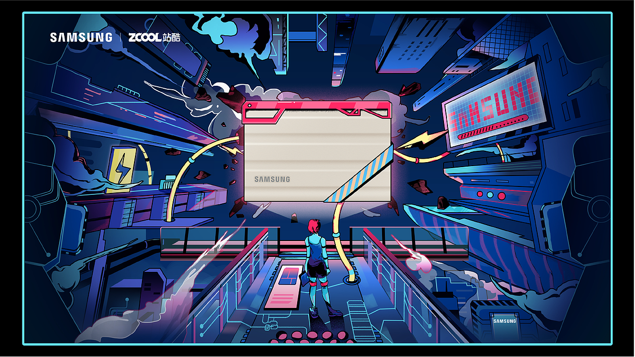 “未来之星”--三星闪耀星动海报设计